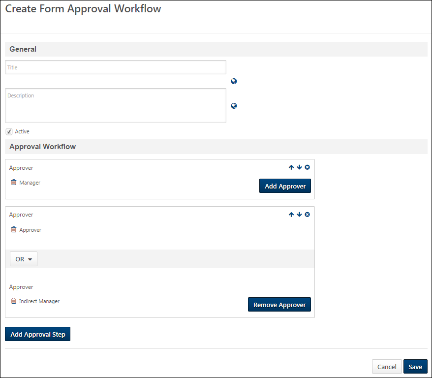 Create Form Approval Workflow